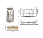 Vicenza Wadah Saji Serena B916 Lily